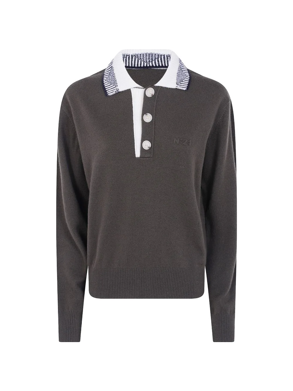 Wool Polo Sweater