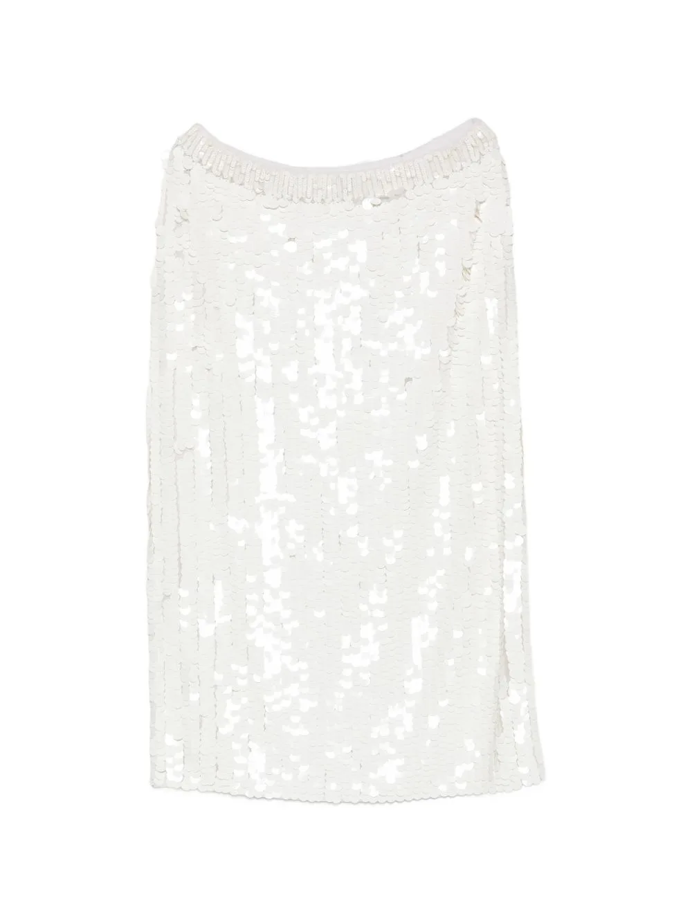 Sequin-Embellished Midi Skirt