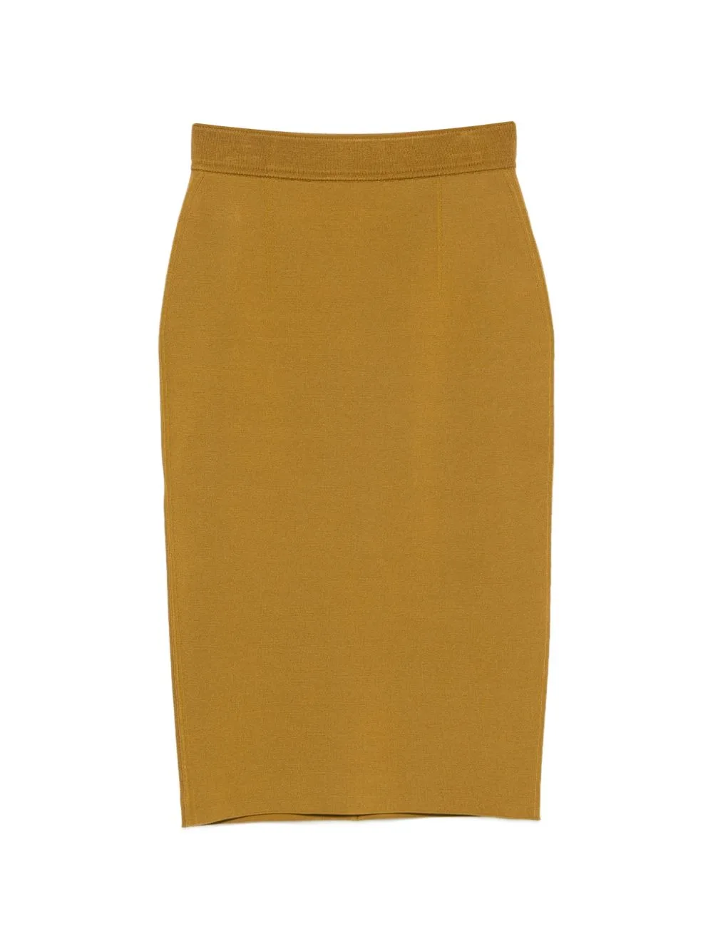 Belted Knit Midi Skirt