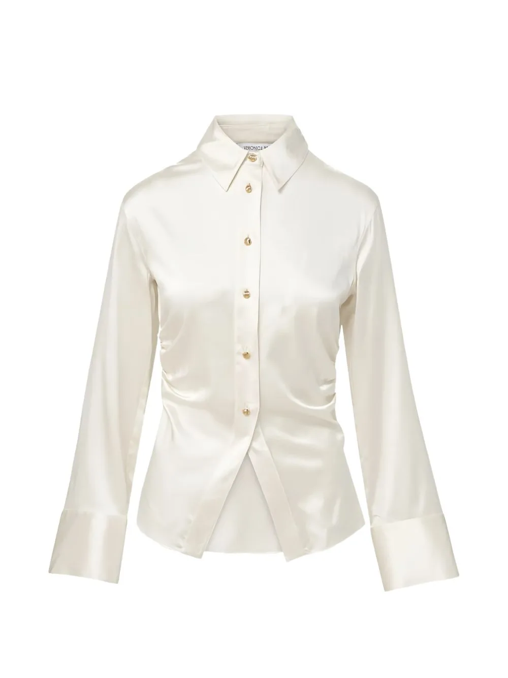 Ruched Long Sleeve Shirt