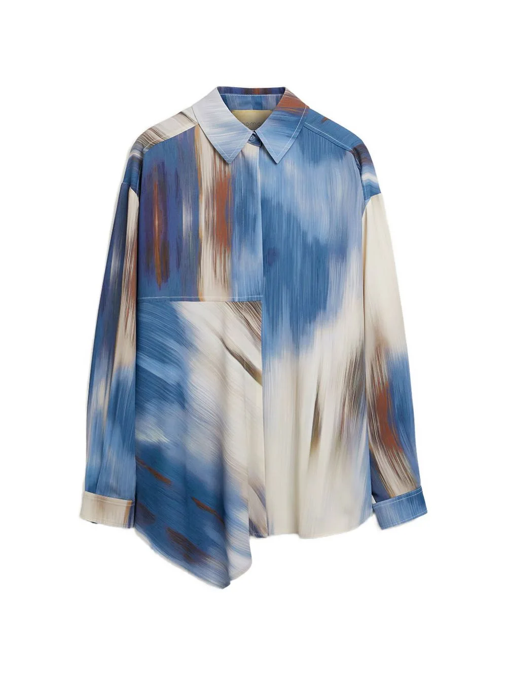 Plata Printed Asymmetric Shirt