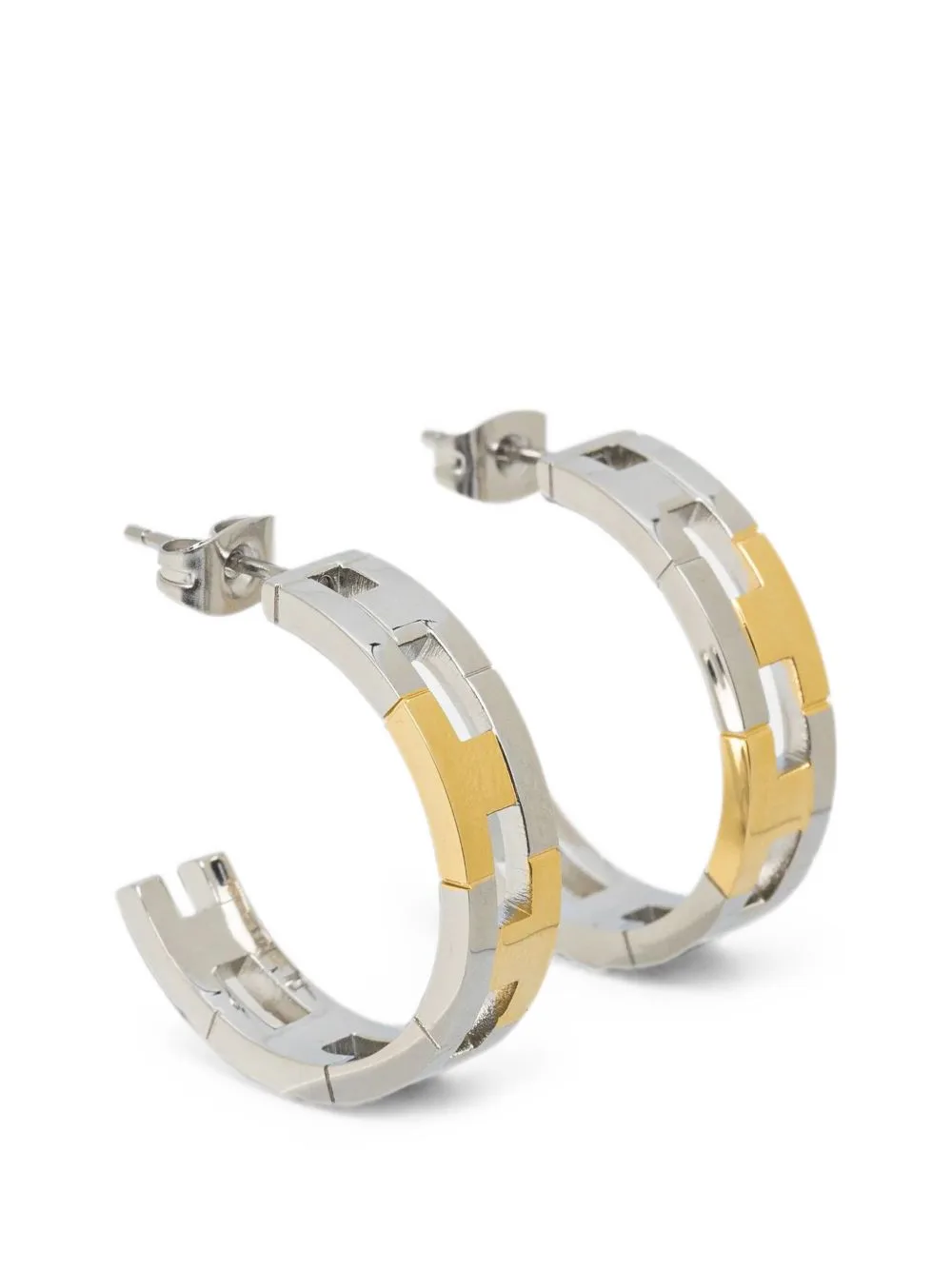 Cut-Out Hoop Earrings