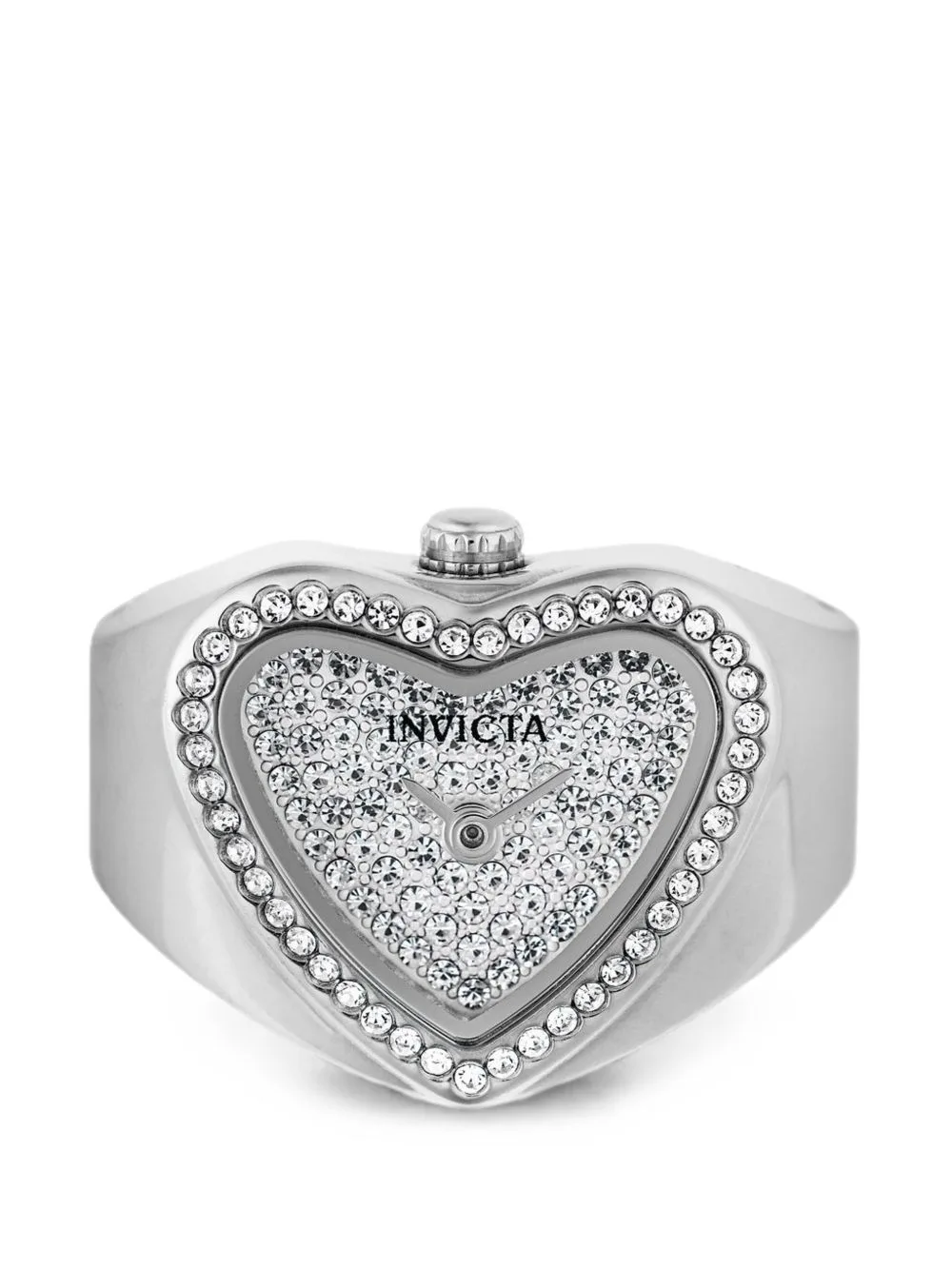 Heart-Shaped Crystal-Embellished 18mm Watch