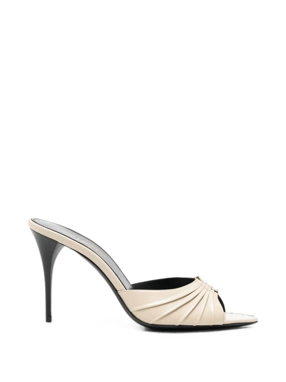 Babylon Ruched Leather Sandals
