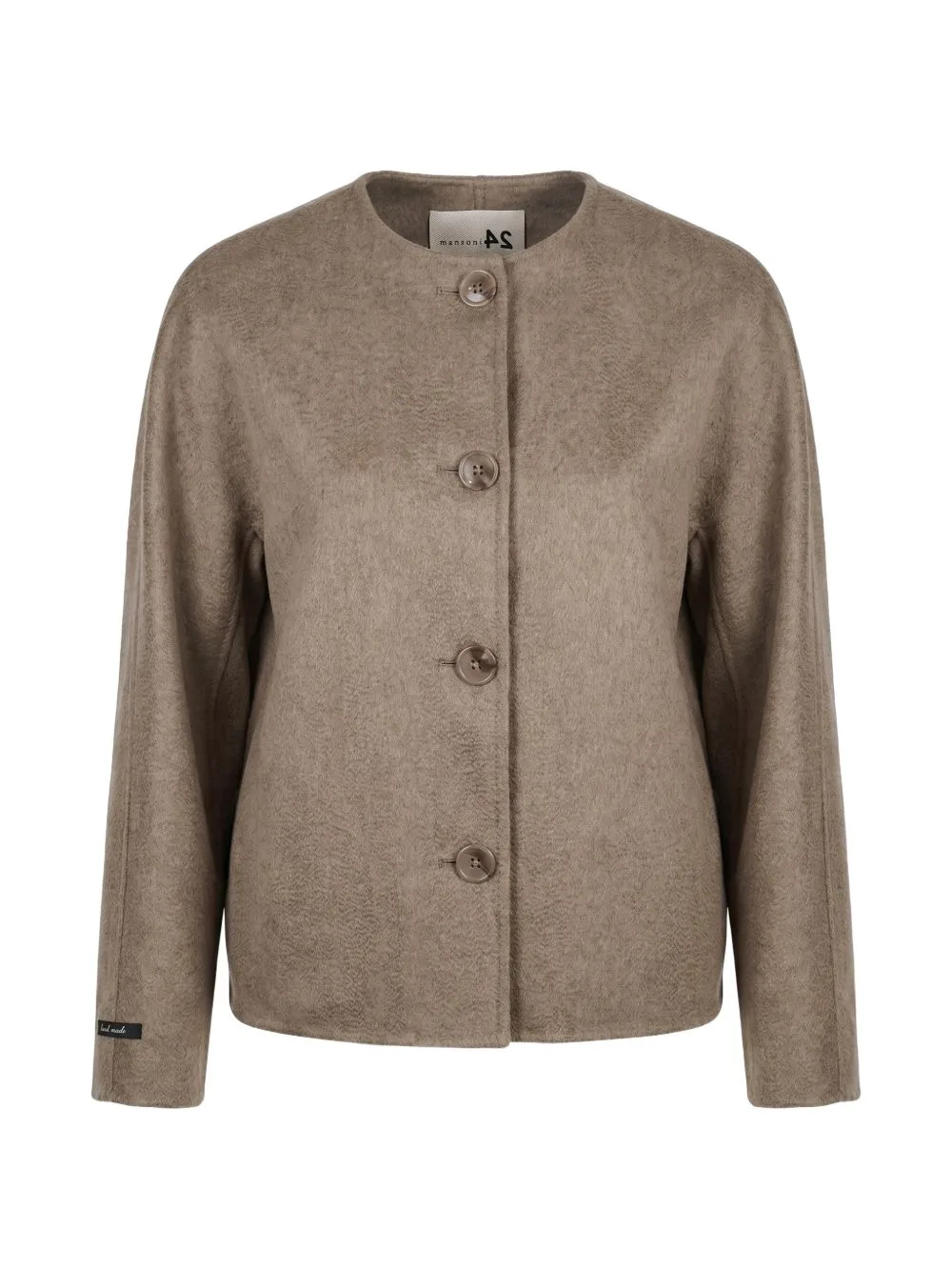 Cashmere Button-Front Jacket