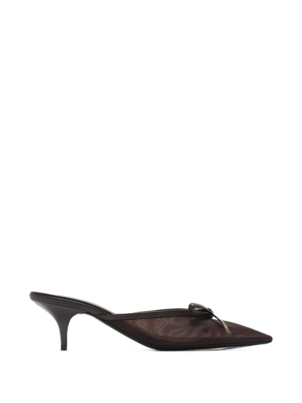 Mesh Bow-Detail Pumps