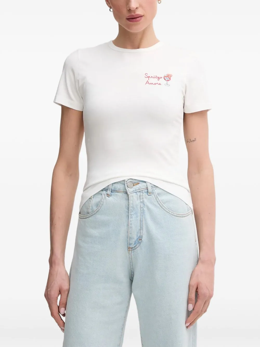Embroidered-Logo T-Shirt