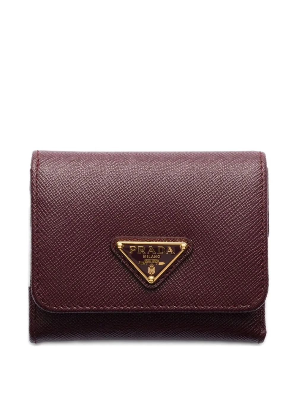 Small Saffiano Leather Wallet by Prada