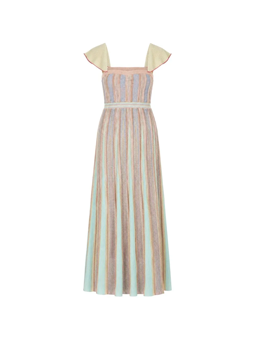 Pleated Maxi Dress