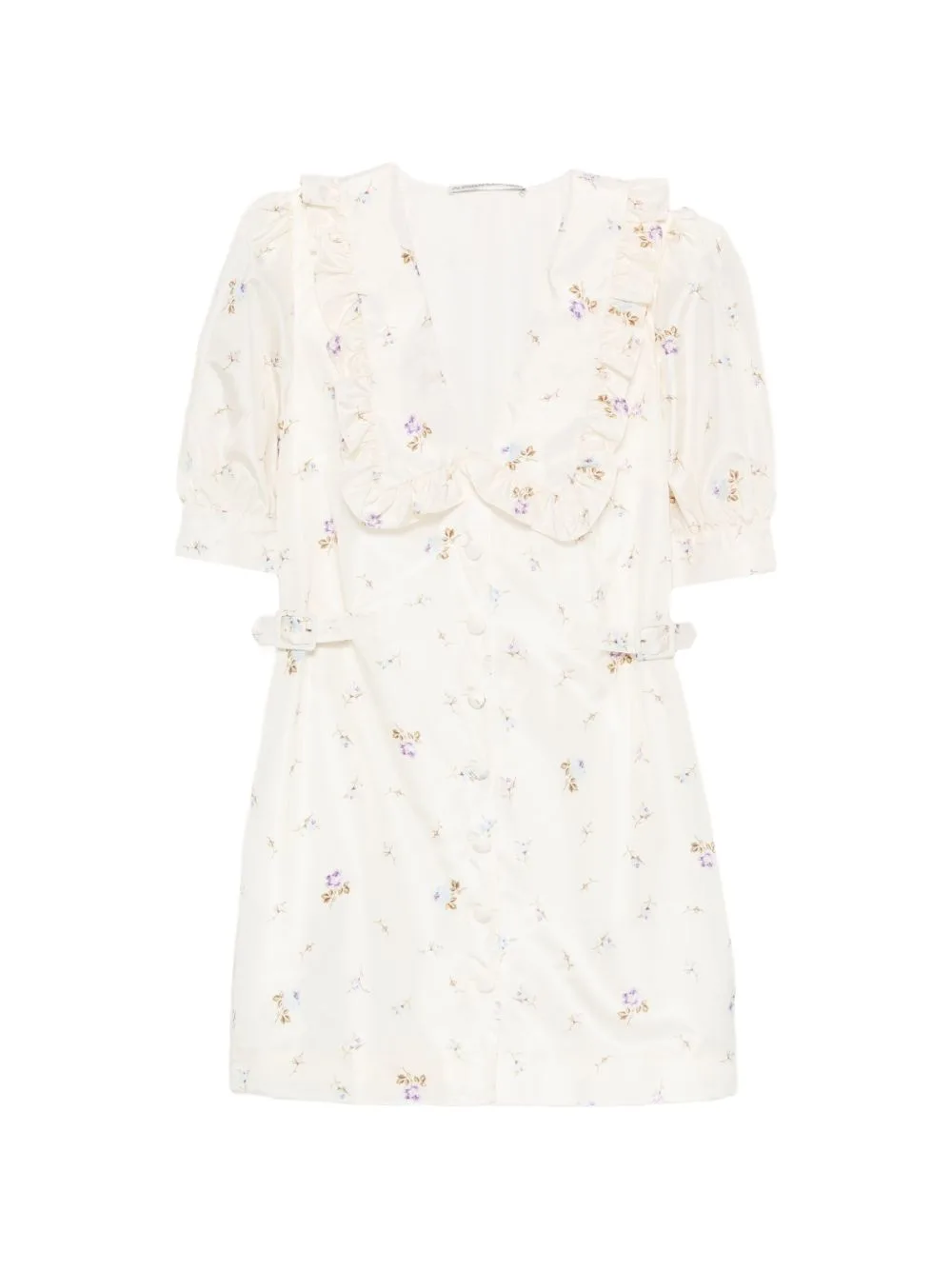 Floral-Print Mini Dress