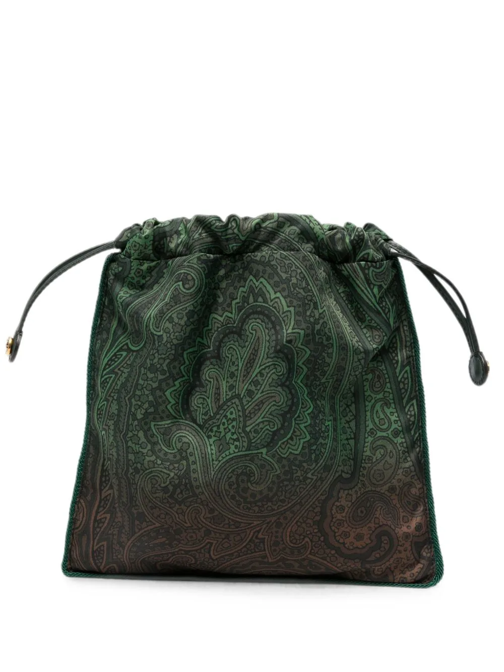 Paisley-Print Drawstring Backpack