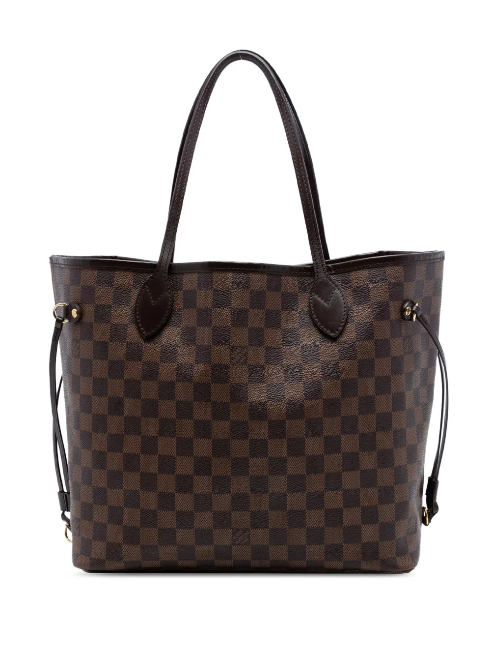 2013 Damier Ebene Neverfull mm Tote Bag