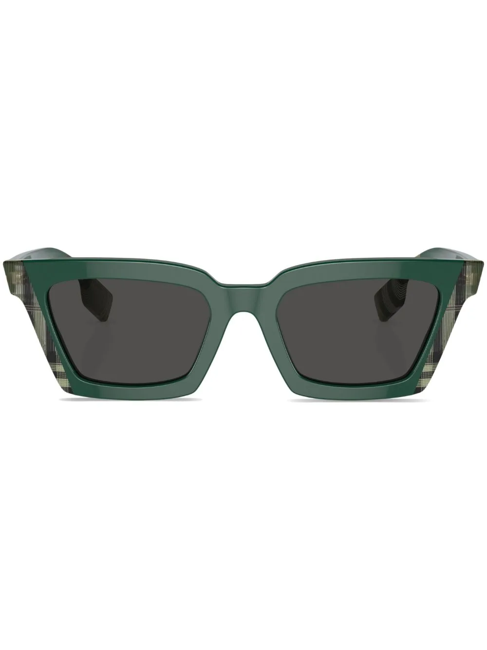 Briar Check-Print Sunglasses