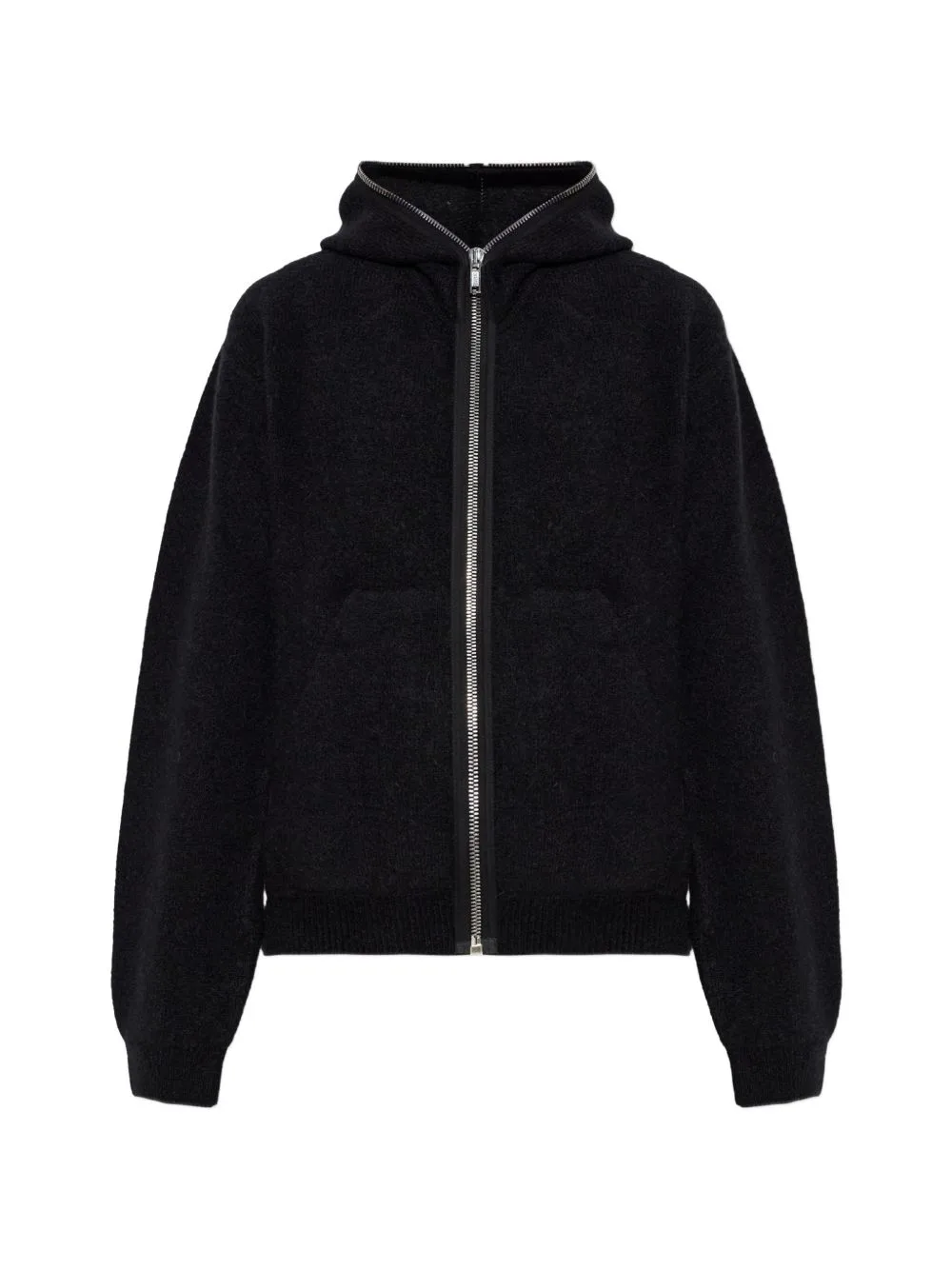 Hooded Zip-Up Cardigan
