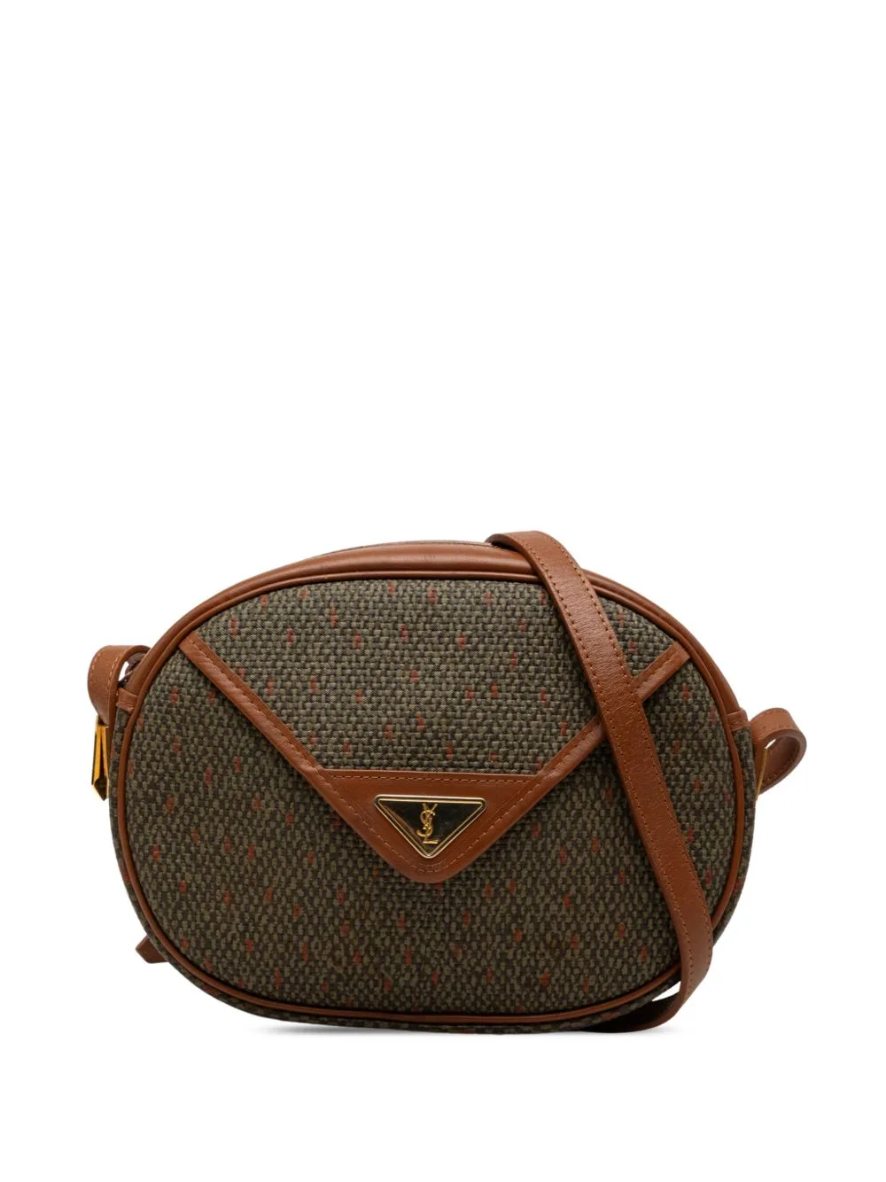 20th Century Coated Canvas Crossbody Bag