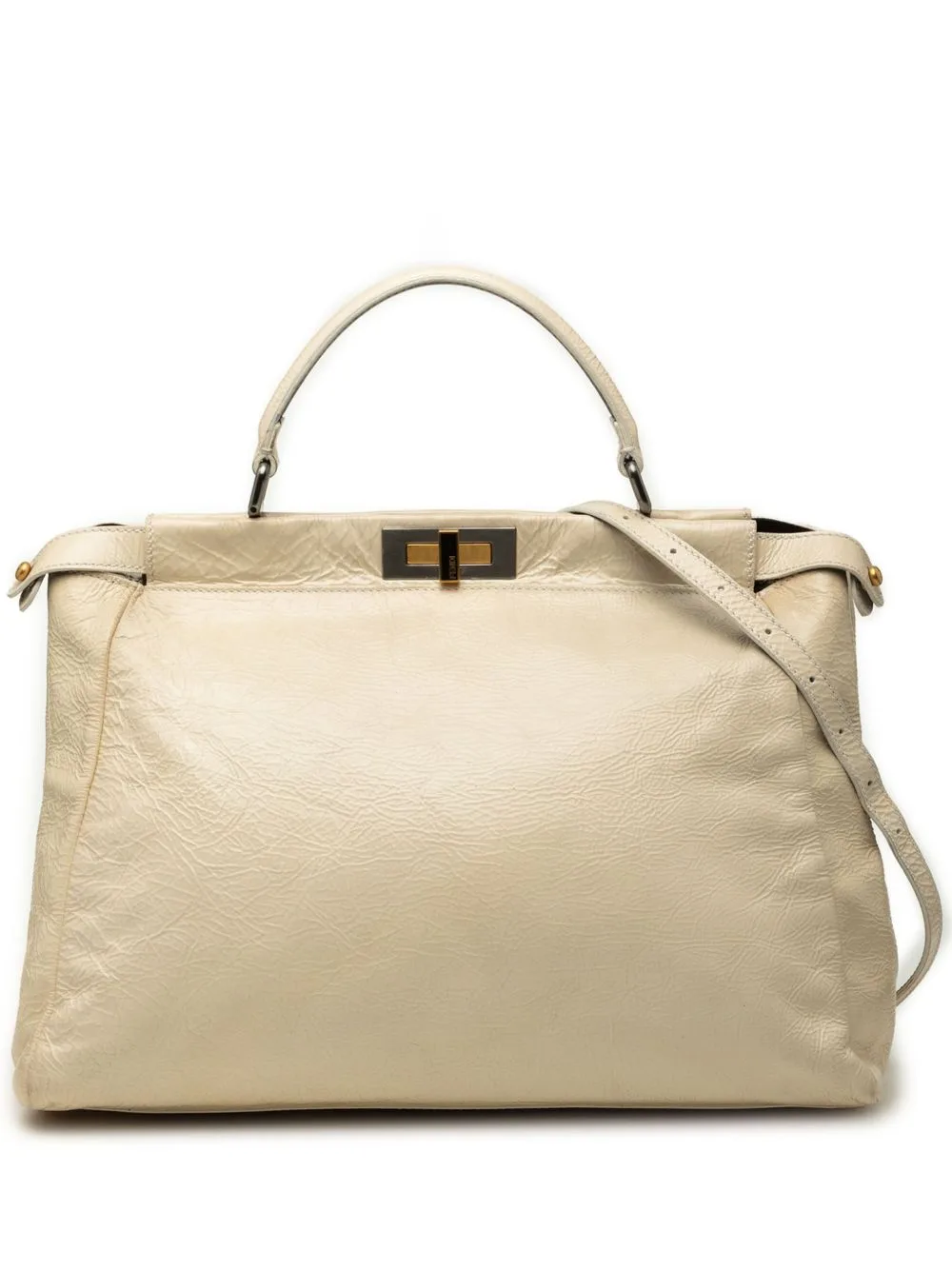 2000-2010 Large Leather Peekaboo Iconic Satchel
