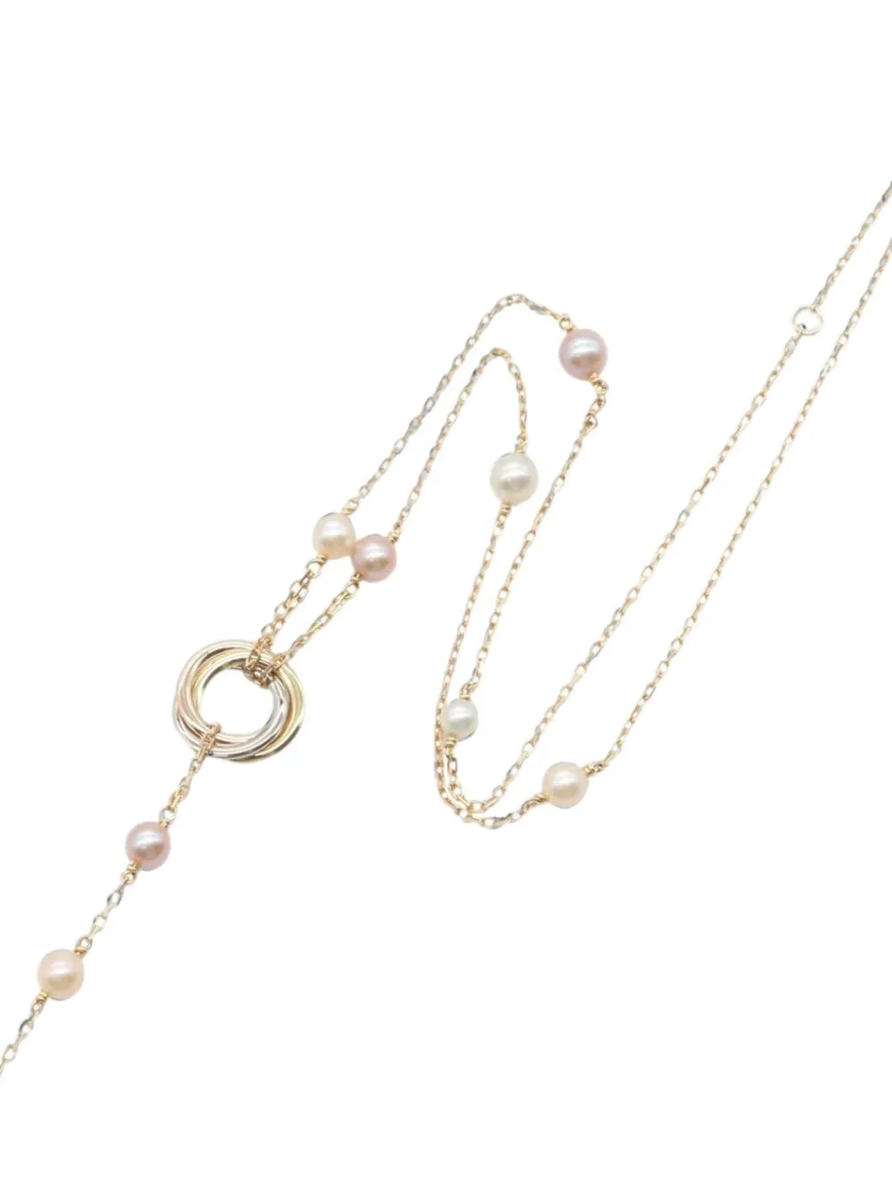 2010s Trinity Pearl Necklace