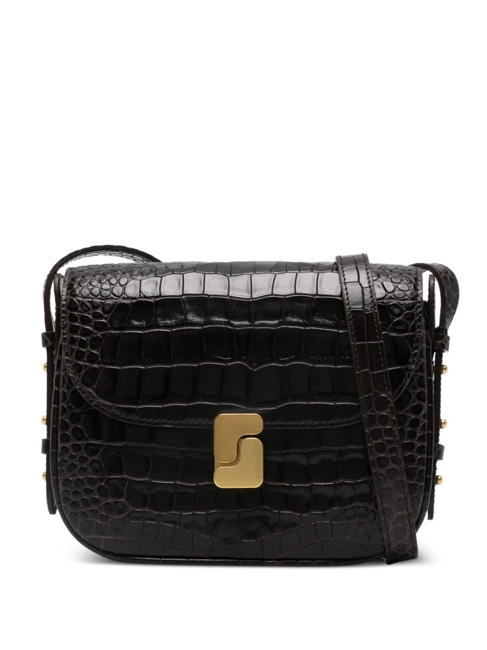 Mini Embossed-Leather Shoulder Bag