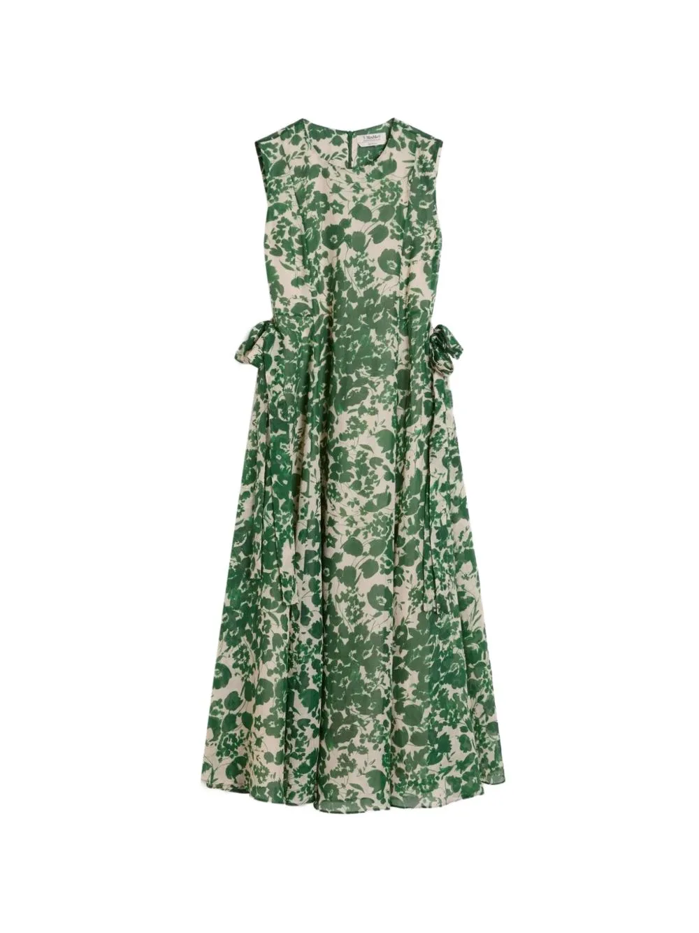 Floral-Pattern Midi Dress