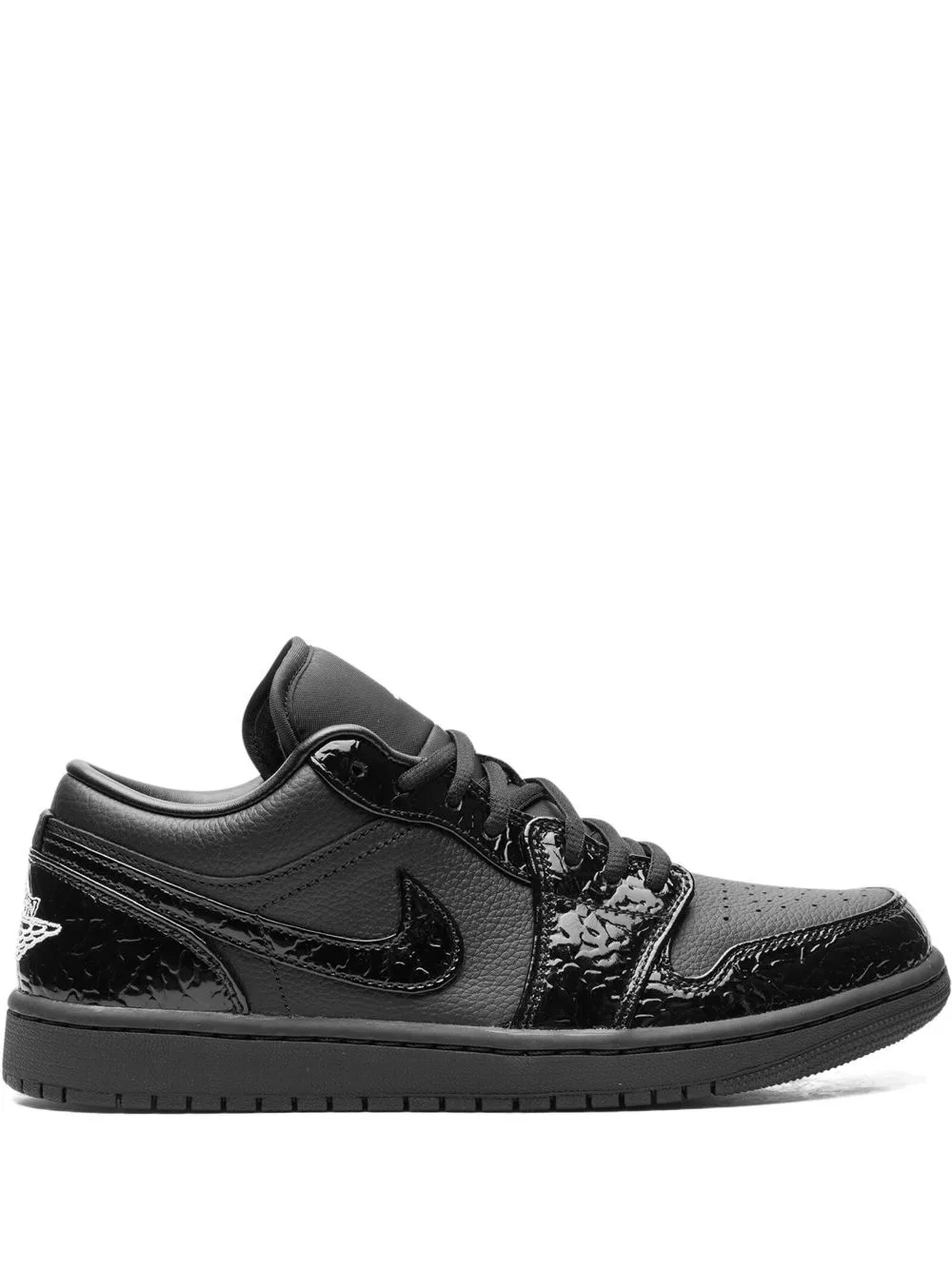 Air Jordan 1 Black Croc Sneakers