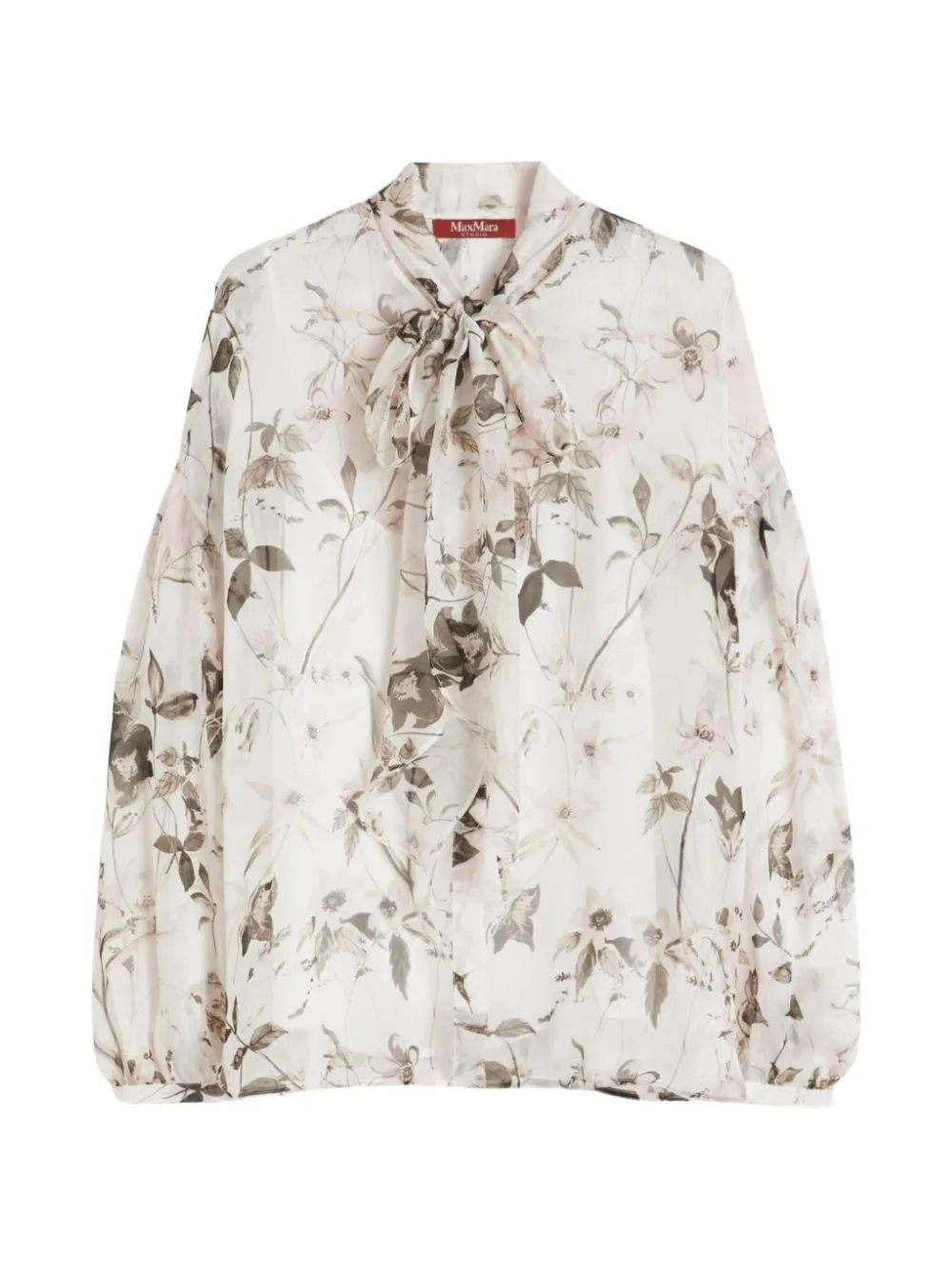 Blouse in Printed Chiffon