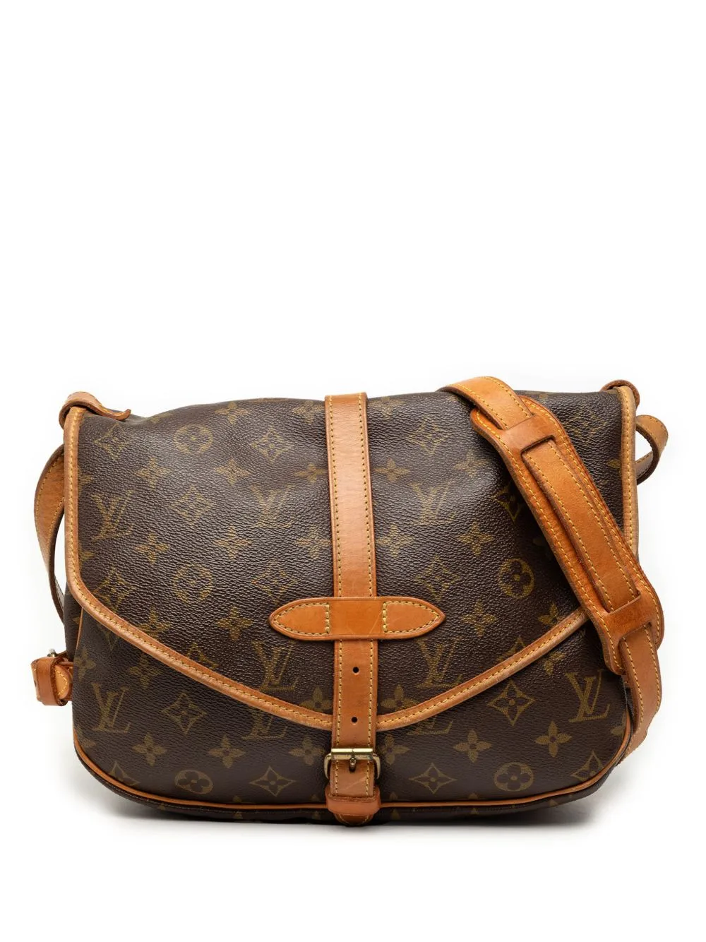 1990 Monogram Saumur 30 Crossbody Bag