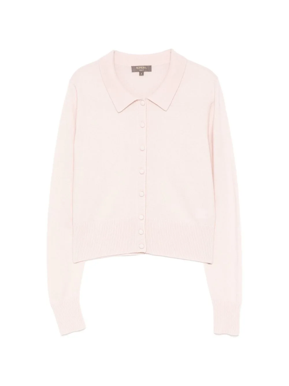 Long-Sleeve Cashmere Cardigan