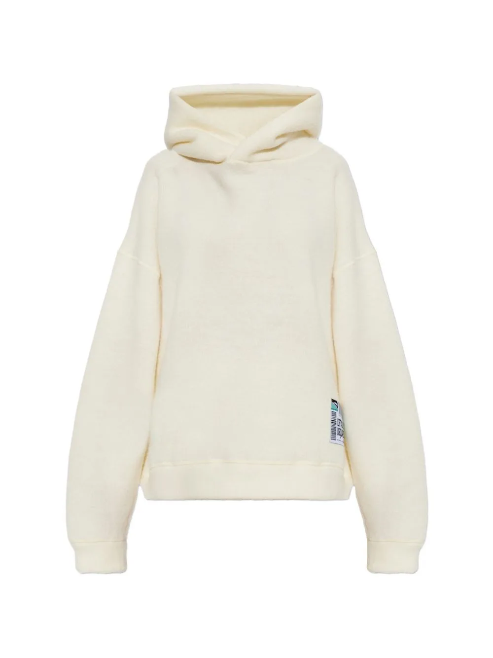 Logo-Patch Wool Hoodie