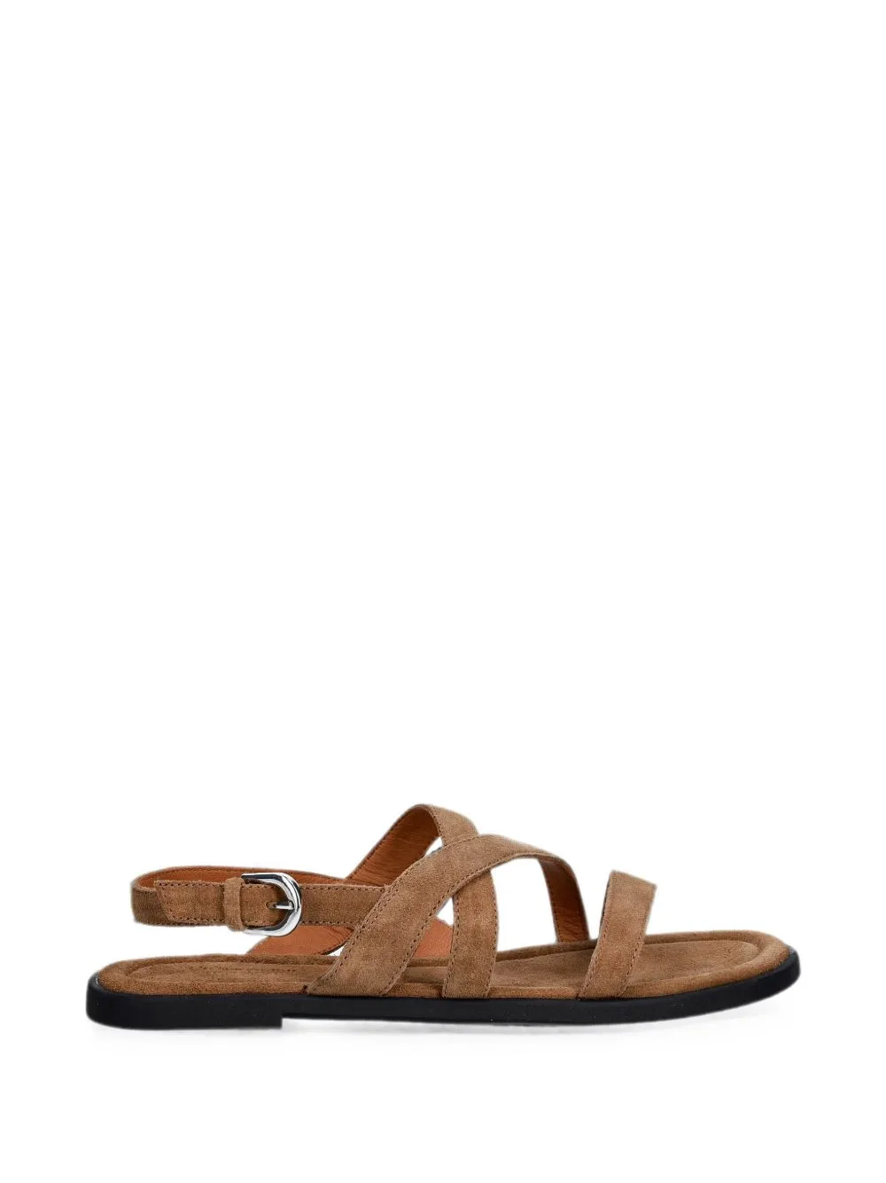 Zaida Crossover-Strap Buckle-Fastening Sandals