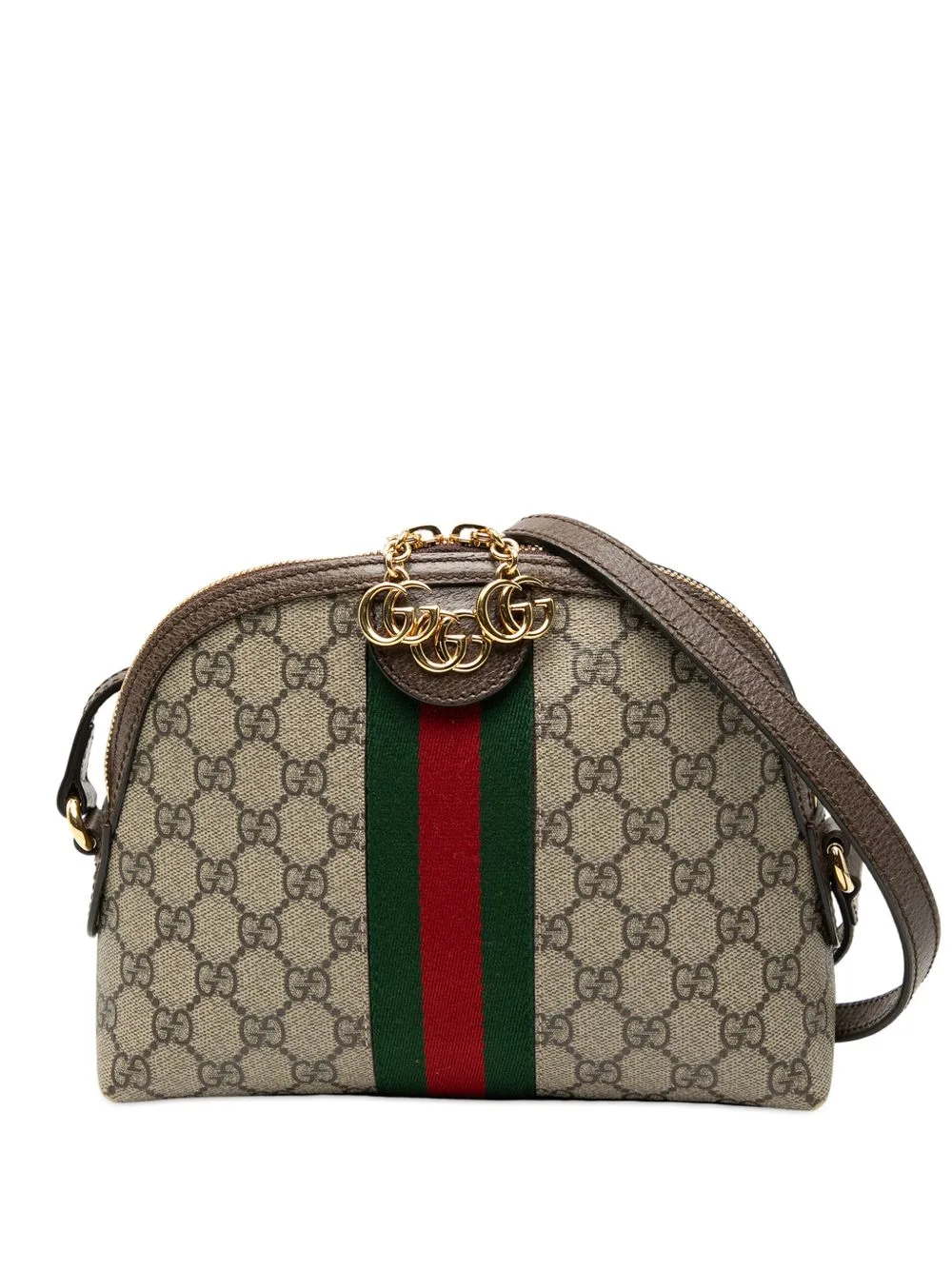 2016-2026 Small GG Supreme Web Ophidia Dome Crossbody Bag