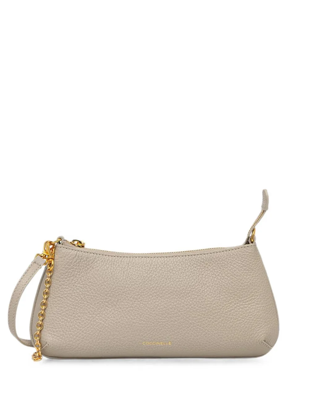 Grained Leather Shoulder Bag