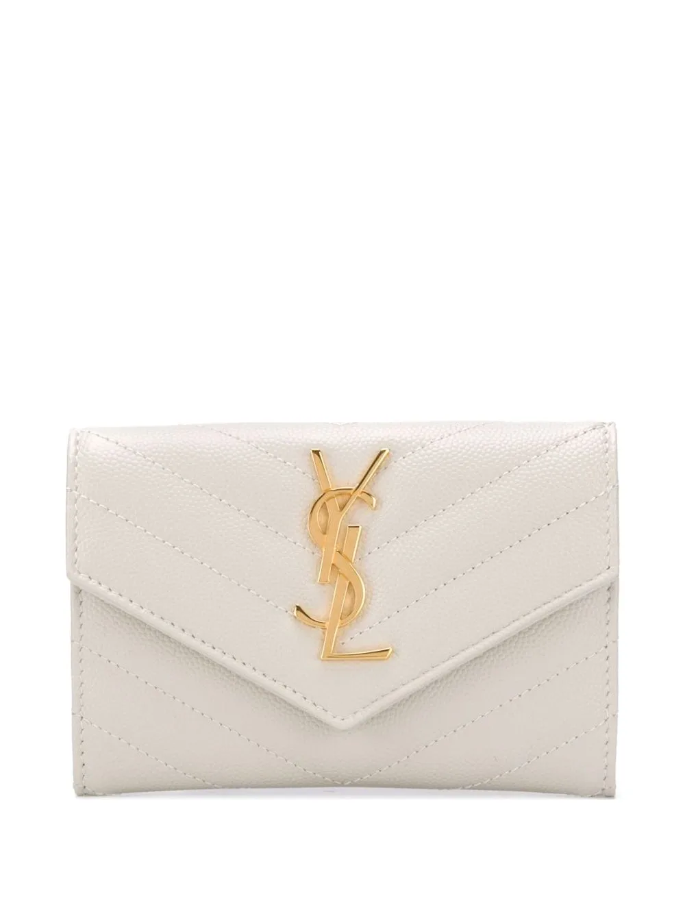 Small Chevron-Quilted Leather Wallet
