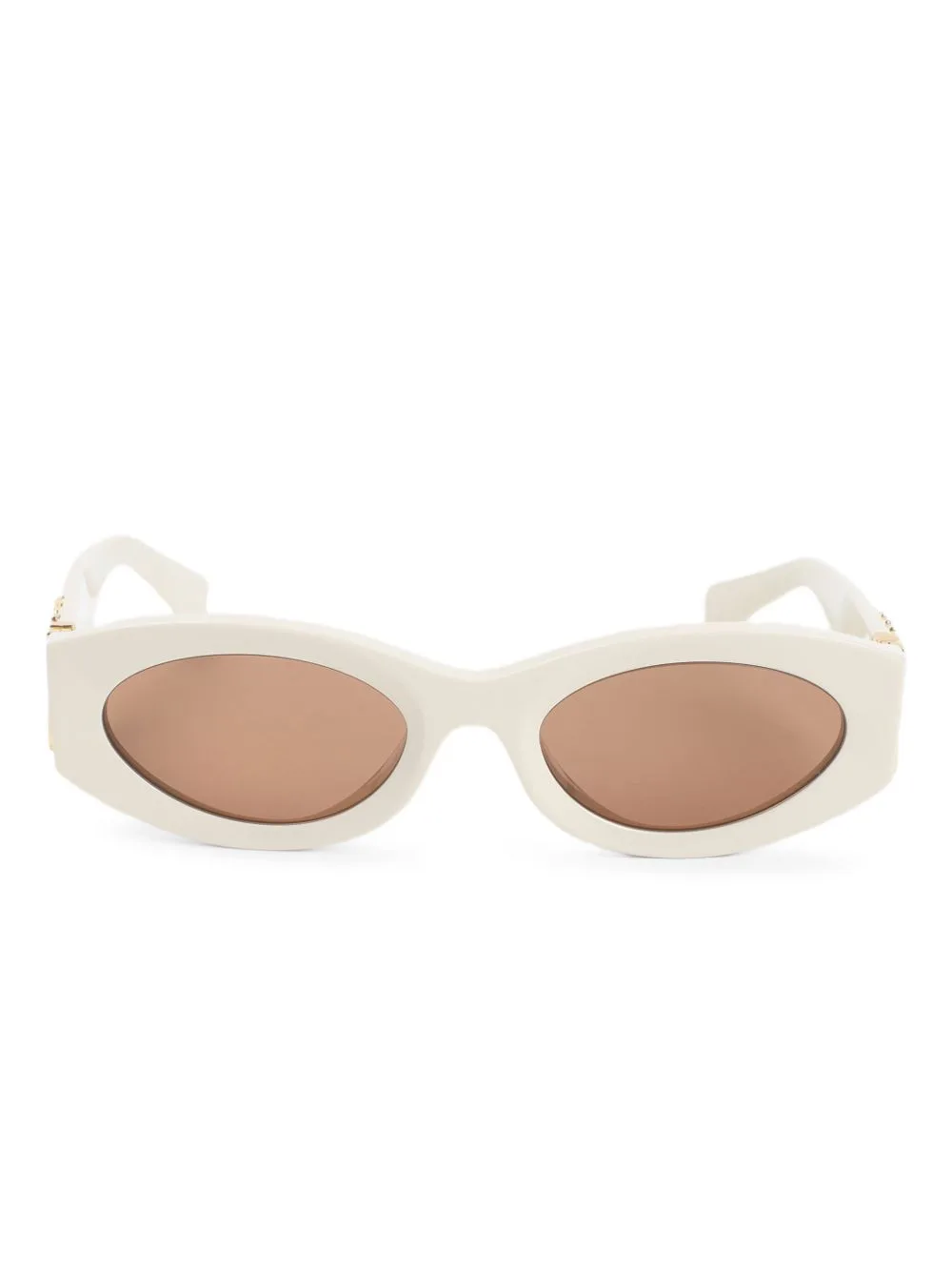 Logo-Detail Oval-Frame Sunglasses