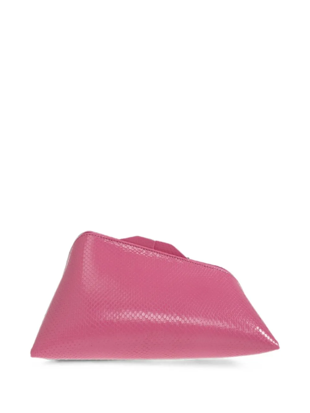 8:30PM Snakeskin-Effect Clutch Bag