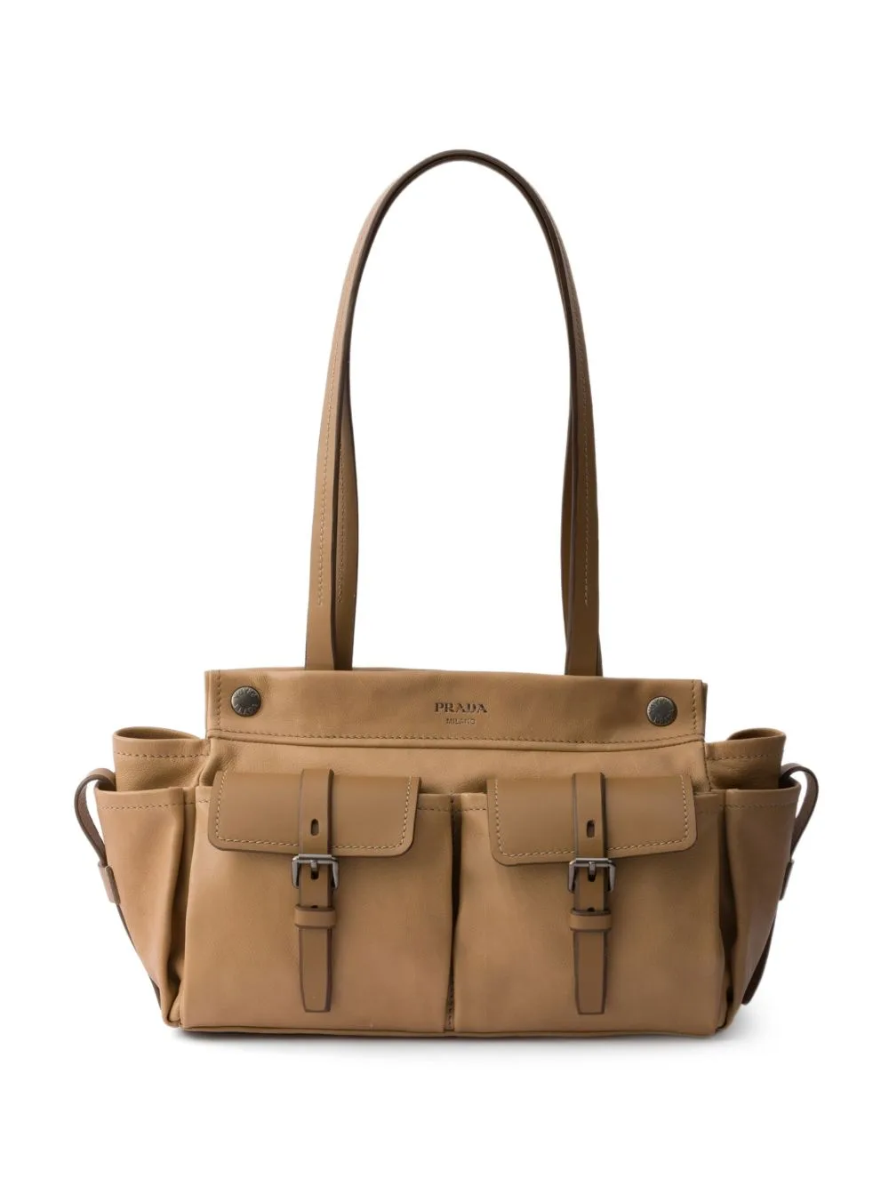 Route Medium Leather Tote Bag