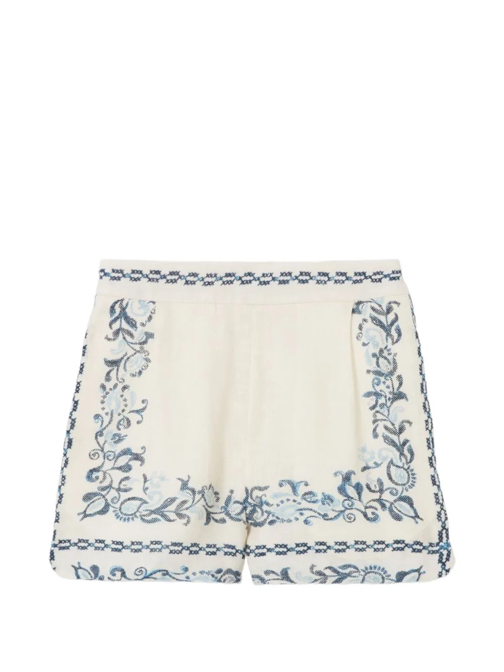 Floral-Print Shorts