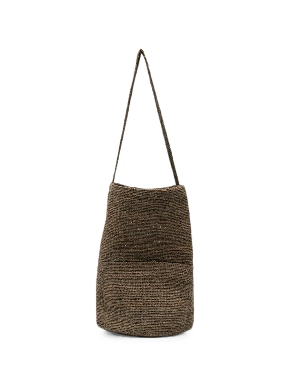 Woven-Texture Shoulder Bag