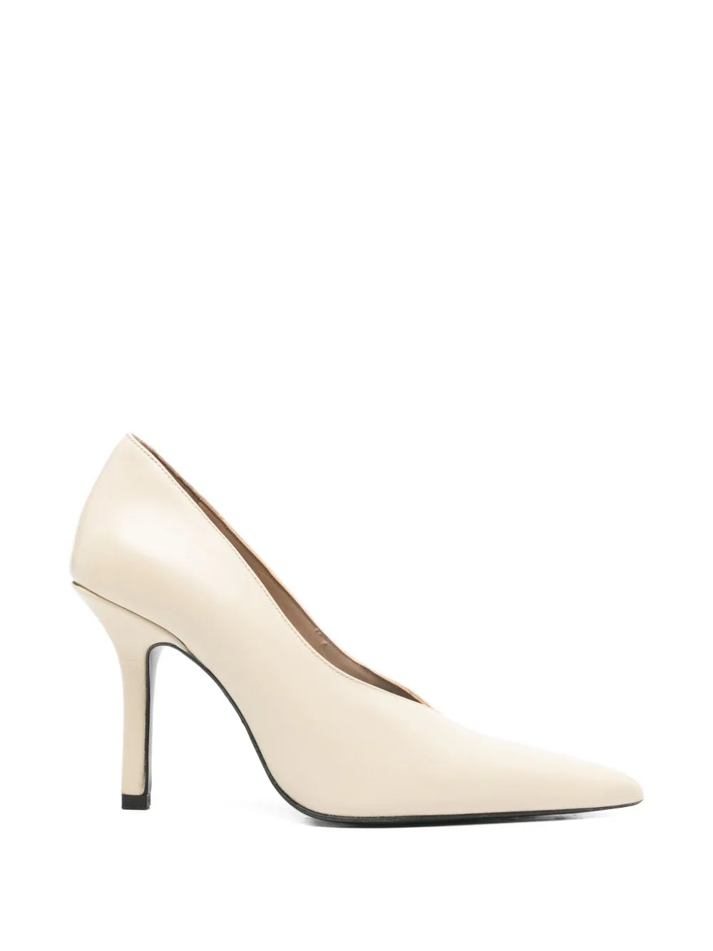 Leather Heeled Pumps