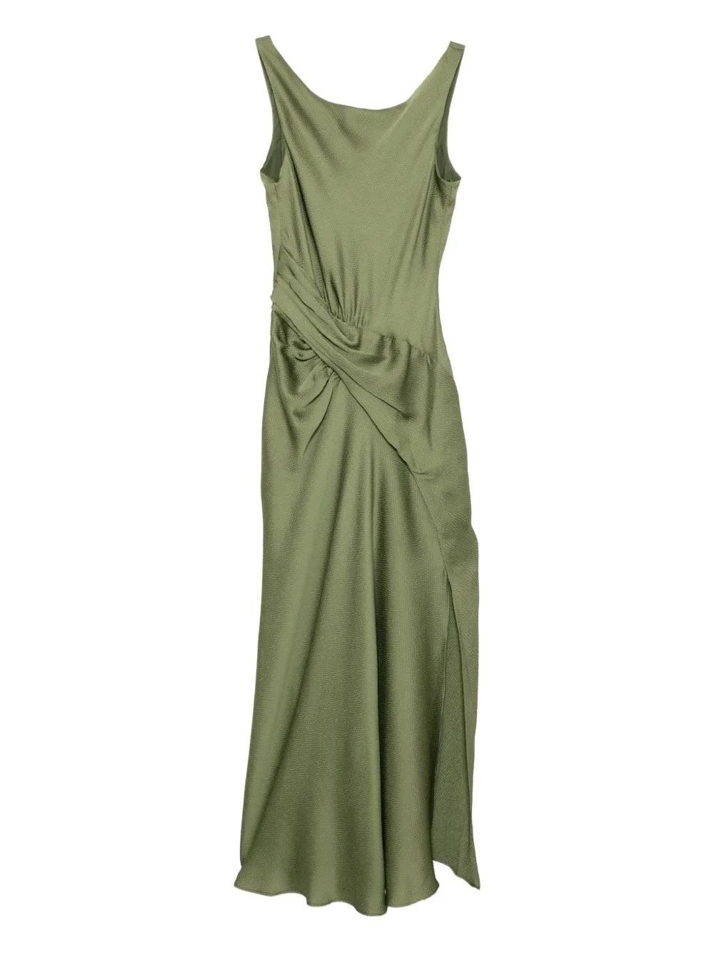 Hammered Satin Dress