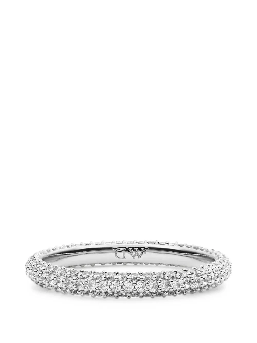 Pavé-Set Crystal Rings