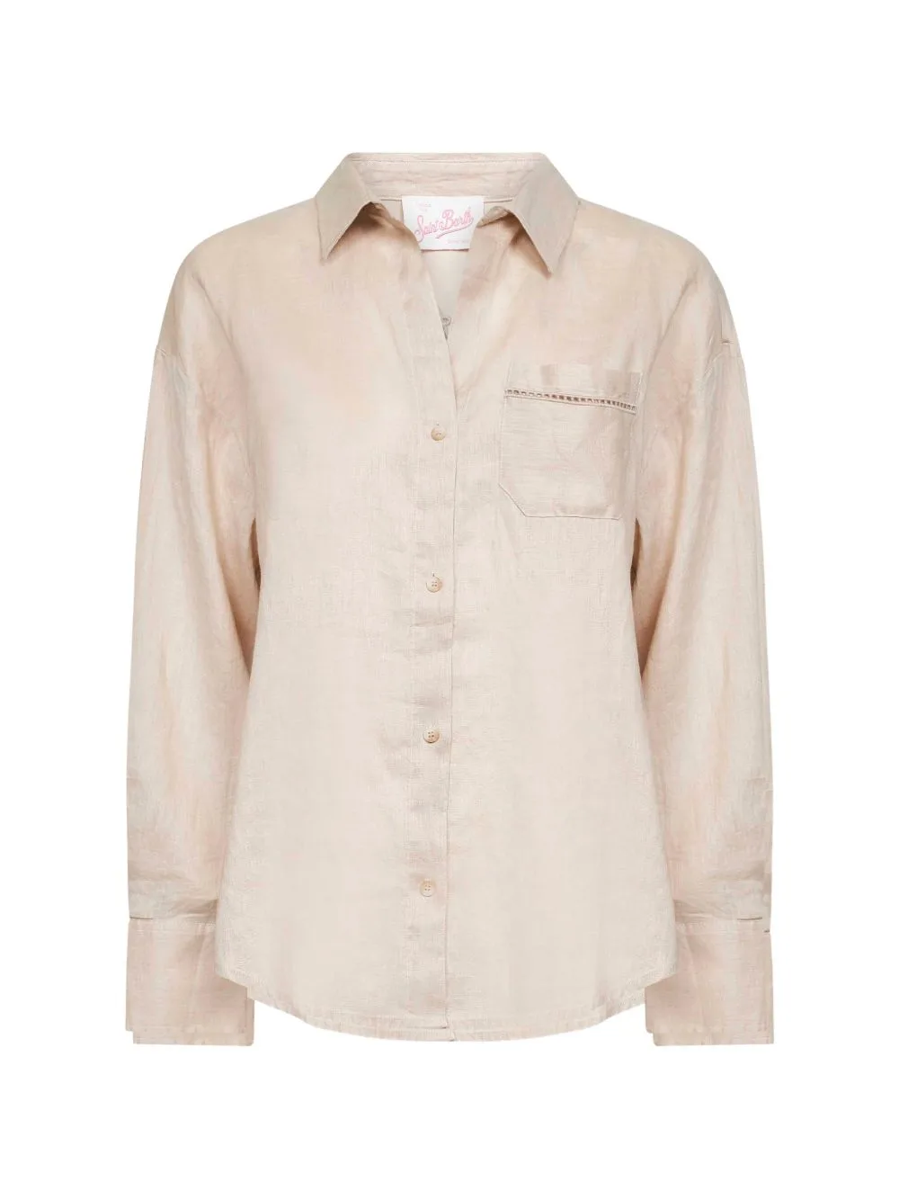 Chest-Pocket Linen Shirt