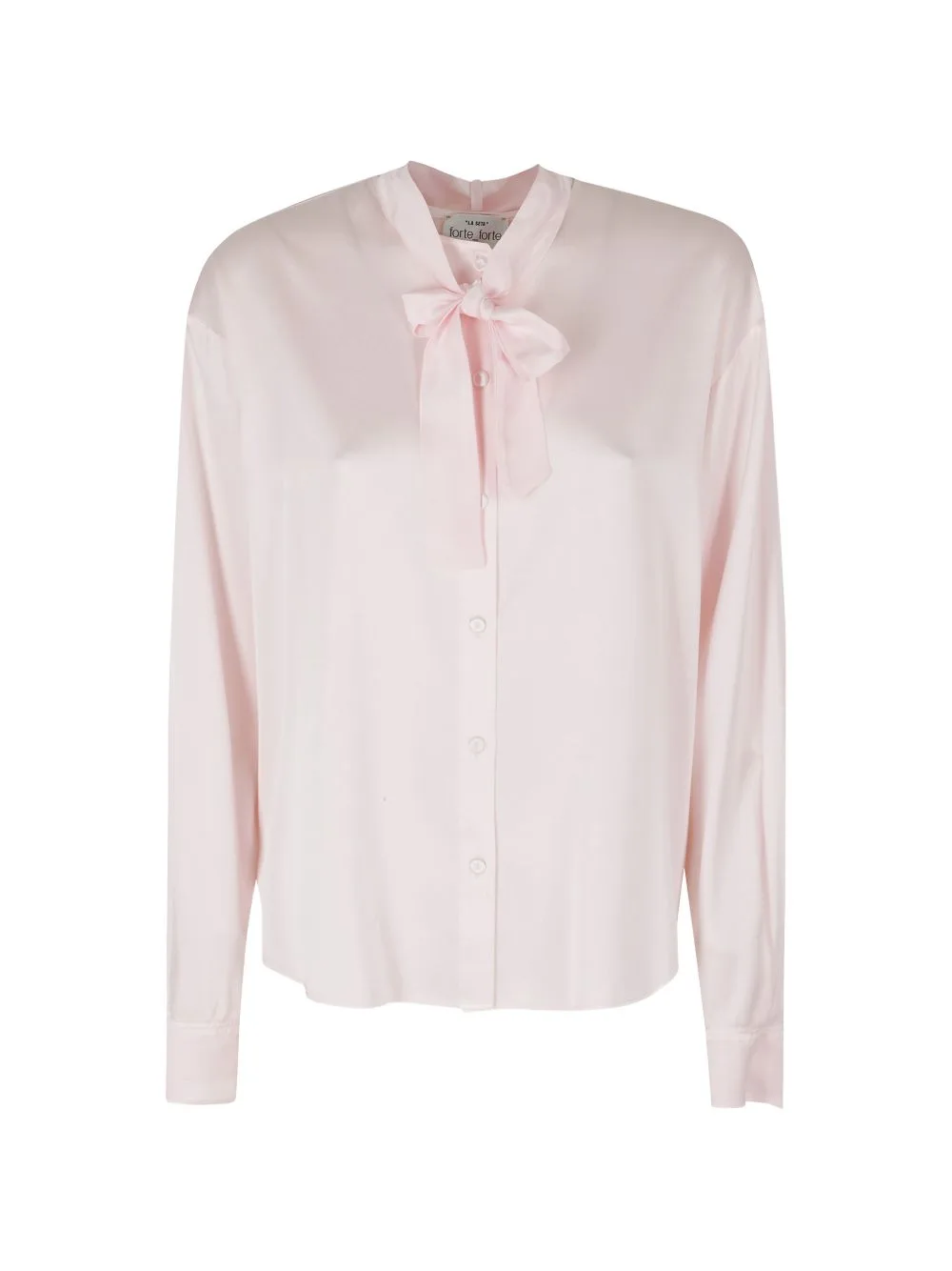 Pussy-Bow Collar Shirt
