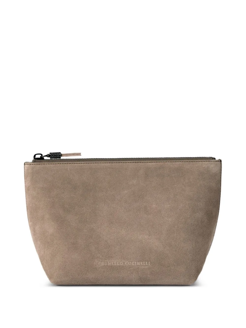Suede Clutch Bag