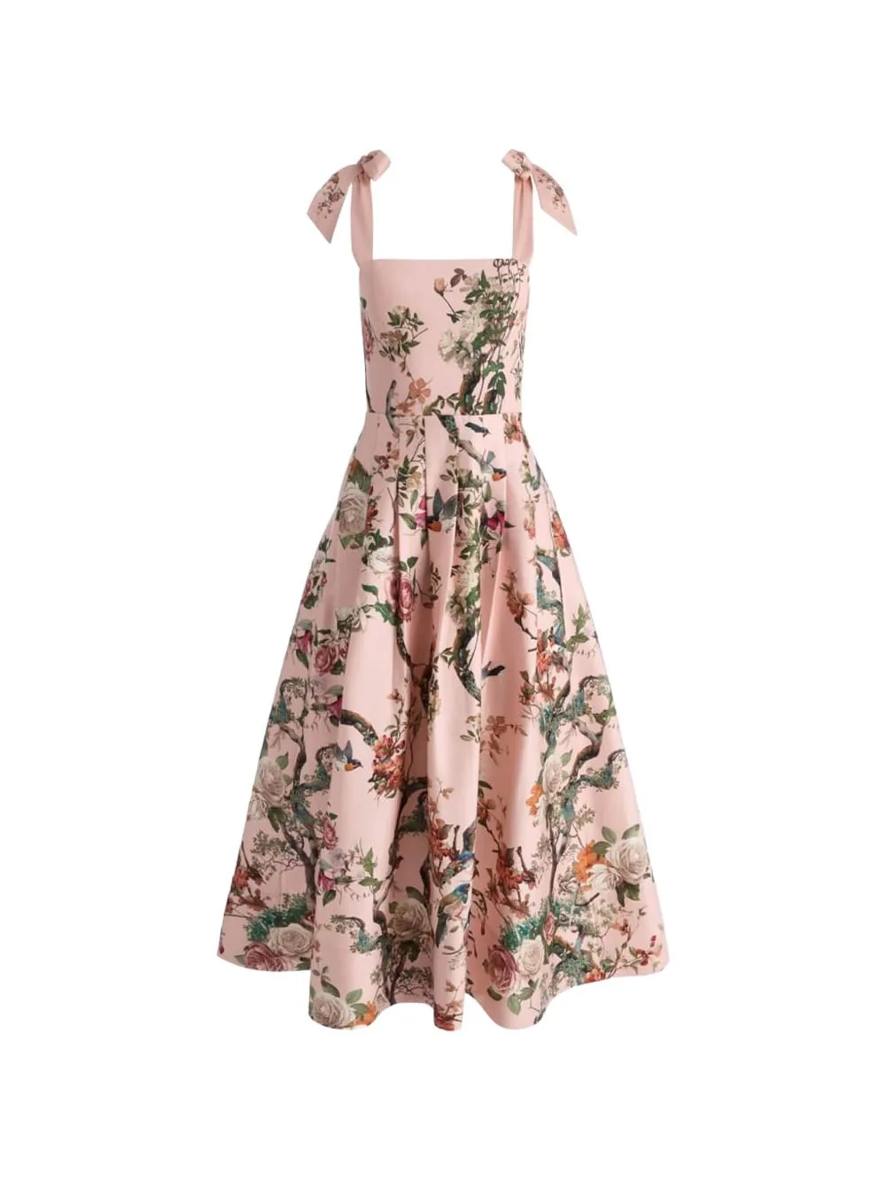 Floral-Print Bow-Detail Dress