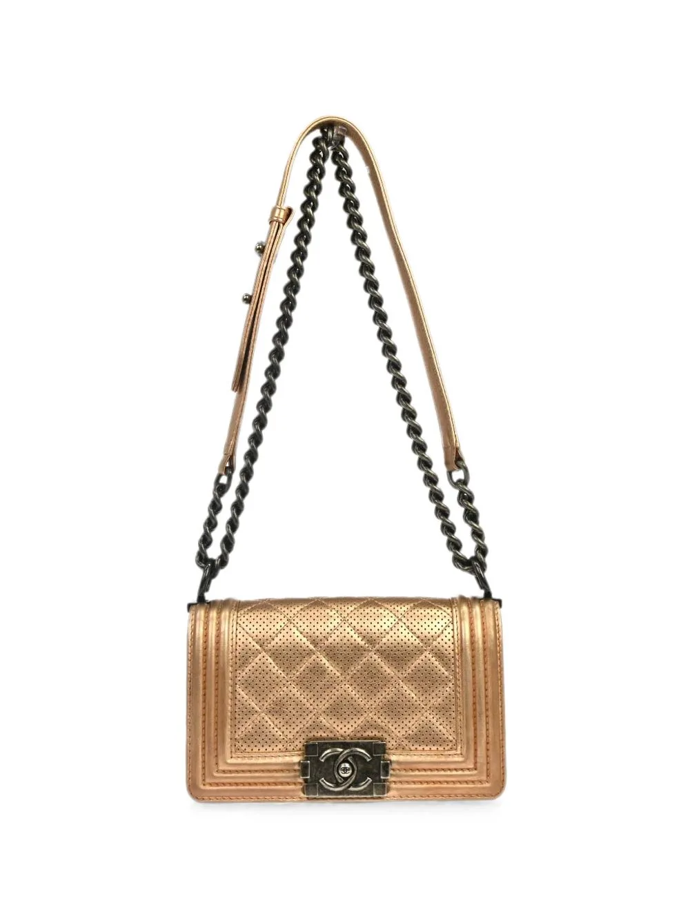 2014 Boy Chanel Perforated Shoulder Bag