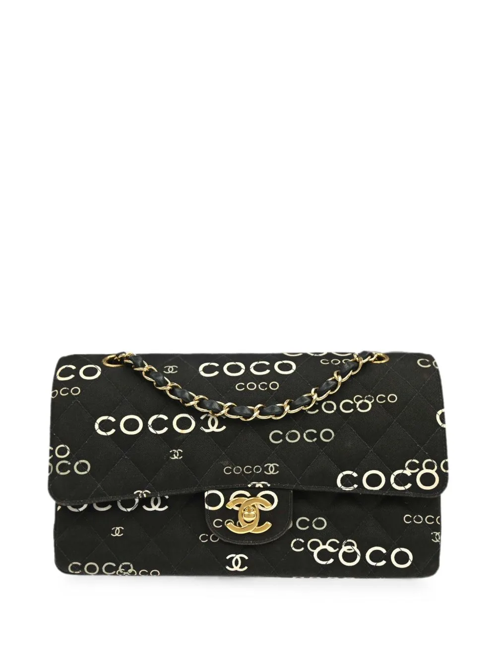 2002 Medium Coco-Print Shoulder Bag