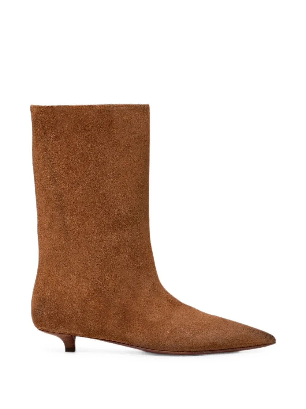Spino Pointed-Toe Suede Ankle Boots
