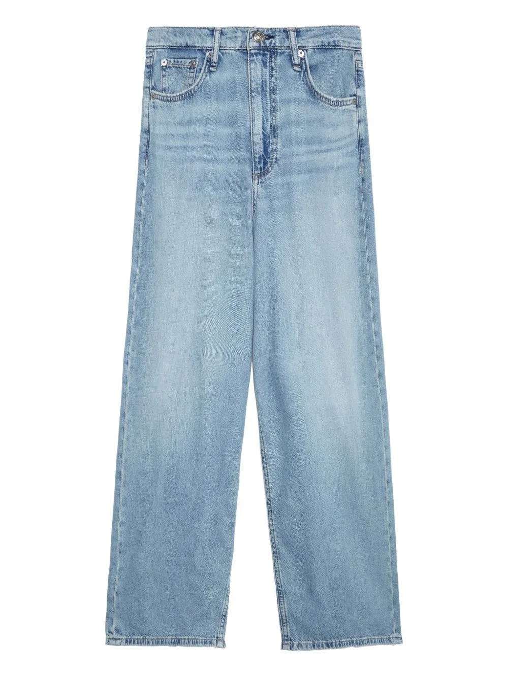 Five-Pocket Wide-Leg Jeans
