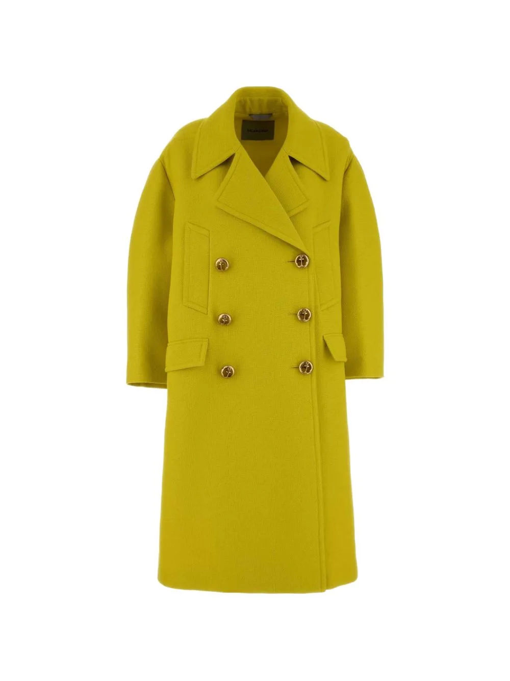 Double-Breasted Wool Coat
