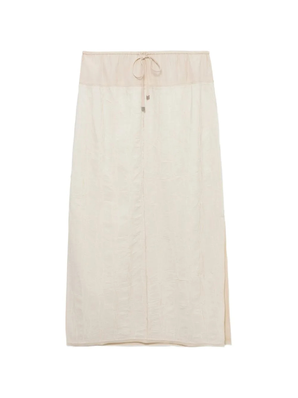 Midi Huxen Drawstring-Fastening Skirt